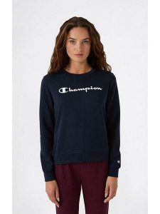 Champion Bluza w kolorze granatowym rozmiar: M. Niebieskie bluzy Champion, m, bez wzorów, z bawełny, bez kaptura. Za 122,67 zł.