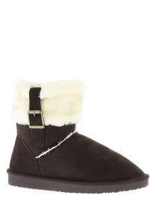 ISLAND BOOT Botki zimowe "Valley" w kolorze brązowym rozmiar: 39. Brązowe botki Island Boot, na zimę, bez wzorów, z materiału, bez obcasa, bez zapięcia. Za 130,99 zł.