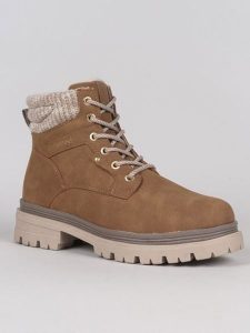 Kimberfeel Botki "Baya" w kolorze jasnobrązowym rozmiar: 38. Brązowe botki Kimberfeel, bez wzorów, bez obcasa, bez zapięcia. Za 260,99 zł.