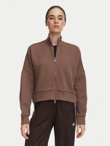 Adidas Bluza Spacer Tracktop KZ2189 Brązowy Regular Fit. Brązowe bluzy ADIDAS, s, bez wzorów, z syntetyku, bez kaptura. Za 299,99 zł.