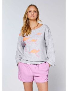 Chiemsee Bluza w kolorze szarym rozmiar: M. Szare bluzy Chiemsee, m, bez wzorów, z bawełny, bez kaptura. Za 122,45 zł.