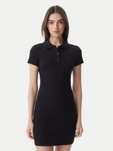 Tommy Jeans Sukienka codzienna DW0DW22852 Czarny Slim Fit. Czarne kombinezony Tommy Jeans, xl, bez wzorów, z bawełny, bez kołnierzyka, bez ramiączek. Za 289,99 zł.