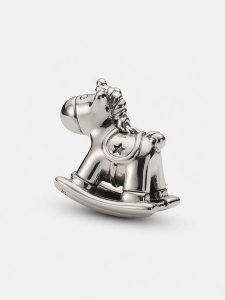Pandora Srebrny charms "Rocking Horse" rozmiar: onesize. Szare zawieszki Pandora, srebrne. Za 129,95 zł.