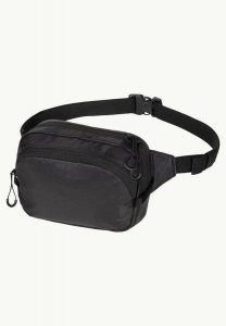 JACK WOLFSKIN Saszetka Wandermood Hipbag granite black. Czarne nerki i saszetki Jack Wolfskin, bez wzorów, z materiału. Za 129,99 zł.