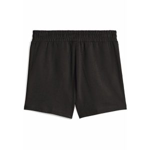 Damskie szorty ESS ELEVATED 5" ze średnim stanem PUMA Black. Czarne szorty Puma, bez wzorów. W wyprzedaży za 104,00 zł.