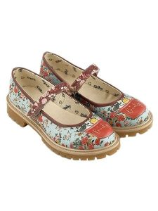 Goby Skórzane baleriny ze wzorem rozmiar: 39. Balerinki Goby, bez wzorów, bez obcasa, bez zapięcia. Za 173,99 zł.