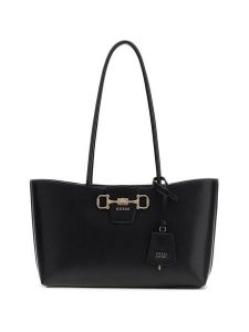 Guess Torebka 181023 Czarny. Czarne shopper bag Guess, z aplikacjami, bez dodatków. Za 799,99 zł.