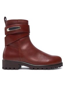 ECCO Botki Modtray W 49019301053 Brązowy. Brązowe botki ecco, bez wzorów, ze skóry, bez obcasa, na płaskiej podeszwie, bez zapięcia. Za 559,99 zł.