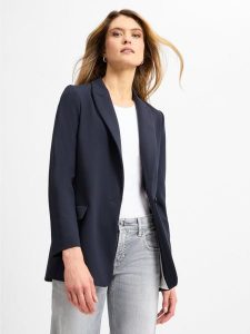 Marie Lund Marynarka Kobiety Sztuczne włókno niebieski, 36. Niebieskie marynarki i żakiety Marie Lund, bez wzorów, z włókna, eleganckie. Za 479,95 zł.