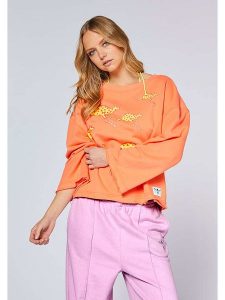 Chiemsee Bluza w kolorze pomarańczowym rozmiar: M. Pomarańczowe bluzy Chiemsee, m, bez wzorów, z bawełny, bez kaptura. Za 119,95 zł.