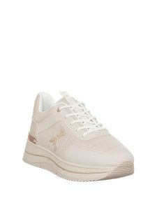 Patrizia Pepe Skórzane sneakersy w kolorze beżowym rozmiar: 35. Brązowe trampki Patrizia Pepe, bez wzorów, bez zapięcia. Za 527,10 zł.