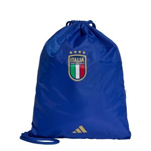 Torba Italy Football Gym. Niebieskie torby podróżne i sportowe ADIDAS, bez wzorów, z materiału. Za 89,95 zł.