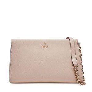 Torebka Furla. Czerwone torebki klasyczne Furla, bez wzorów, bez dodatków. Za 579,99 zł.