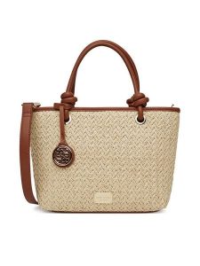 Nine West Torebka GLAR3 Beżowy. Brązowe torebki klasyczne Nine West, bez wzorów, z tworzywa sztucznego, bez dodatków. Za 229,99 zł.