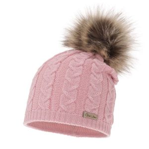 Czapka Damska z Wełny Merino Bafi - Różowa. Czerwone czapki Molly, bez wzorów, z materiału. Za 59,00 zł.