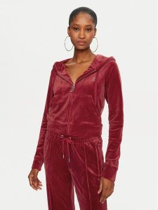 Juicy Couture Bluza Madison JCWA122001 Czerwony Slim Fit. Czerwone bluzy Juicy Couture, xxs, bez wzorów, z syntetyku, bez kaptura. Za 346,99 zł.
