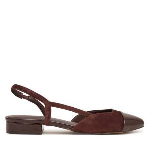 Baleriny Aldo. Brązowe balerinki ALDO, bez wzorów, bez obcasa, bez zapięcia. Za 319,99 zł.