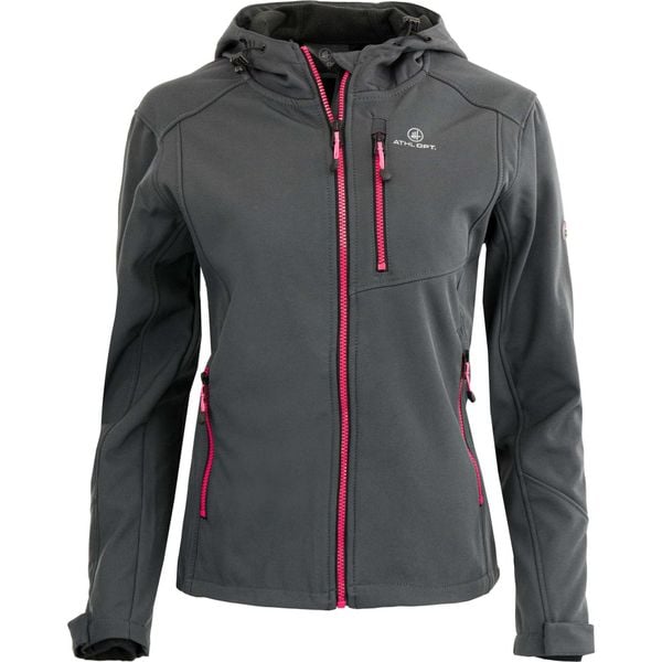 Damska kurtka softshell Athl. DPT Octavia – wiatro- i wodoodporna. Czerwone kurtki WOMEN'S BEST, s, bez wzorów, z softshellu, bez kaptura. Za 272,99 zł.
