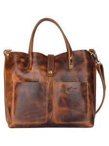 SPARWELL Skórzany shopper bag "Juana" w kolorze jasnobrązowym - 42 x 31 x 12 cm rozmiar: onesize. Brązowe shopper bag SPARWELL, bez wzorów, z materiału, przez ramię, bez dodatków. Za 249,45 zł.