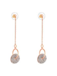 MENTHE À L'O Pozłacane kolczyki-wkrętki z kryształami rozmiar: onesize. Czerwone kolczyki MENTHE À L'O, z kryształem, pozłacane. Za 165,31 zł.