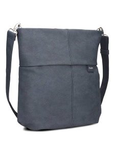 Zwei Torebka "M140" w kolorze granatowym - 35 x 35 x 18 cm rozmiar: onesize. Niebieskie torebki klasyczne Zwei, bez wzorów, z materiału, na ramię, bez dodatków. Za 198,10 zł.