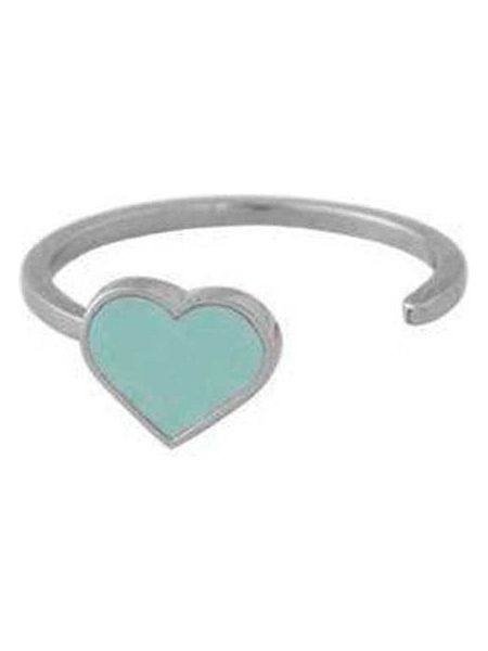 Design Letters Srebrny pierścionek "Heart" rozmiar: onesize. Szare pierścionki Design Letters, srebrne. Za 86,99 zł.