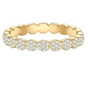 Glanzstücke München Pierscionek z Srebra Sterling w zlocie zóltym z Cyrkonia Pierścionki 1 ct Damski. Żółte pierścionki Glanzstücke München, z cyrkonią, pozłacane. Za 289,99 zł.