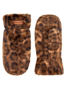 Zwillingsherz Rękawiczki "Fury Leo" w kolorze jasnobrązowym rozmiar: onesize. Brązowe rękawiczki Zwillingsherz, bez wzorów, z polaru. Za 95,92 zł.