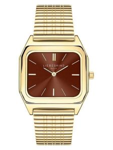 Liebeskind Zegarek kwarcowy w kolorze złoto-brązowym rozmiar: onesize. Brązowe, analogowe zegarki Liebeskind. Za 391,59 zł.