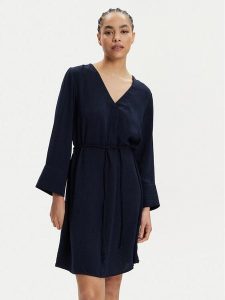 JDY Sukienka codzienna Divya 15321343 Granatowy Regular Fit. Niebieskie kombinezony JDY, xs, bez wzorów, z syntetyku, bez kołnierzyka, bez ramiączek. Za 149,99 zł.