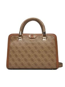 Guess Torebka HWSG95 40060 Beżowy. Brązowe torebki klasyczne Guess, z aplikacjami, ze skóry, bez dodatków. Za 359,99 zł.