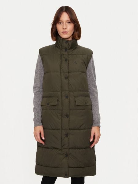 Whistler Bezrękawnik Amaretto W Long Puffer W234602 Zielony Regular Fit. Zielone kamizelki WHISTLER, bez wzorów, z syntetyku, bez kołnierzyka, bez ramiączek, bez kaptura. Za 169,99 zł.