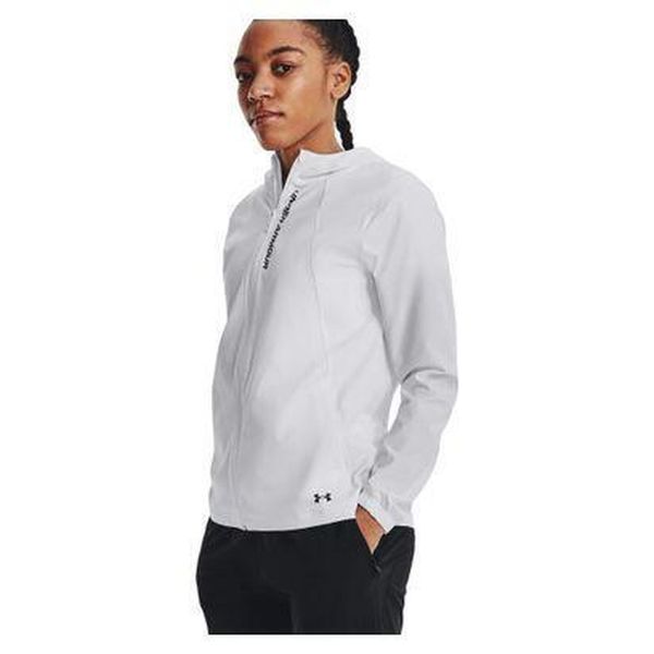 Kurtka Do Biegania Damska Under Armour UA OutRun the Storm. Białe kurtki Under Armour, m, bez wzorów, bez kaptura. Za 459,00 zł.