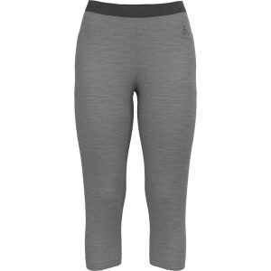 Legginsy termoaktywne damskie Odlo MERINO 200 base layer 3 /4 bottoms. Szare legginsy ODLO, bez wzorów. Za 379,99 zł.