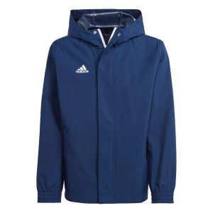 Entrada 22 All-Weather Jacket. Czerwone kurtki ADIDAS, bez wzorów, z materiału, bez kaptura. Za 156,99 zł.