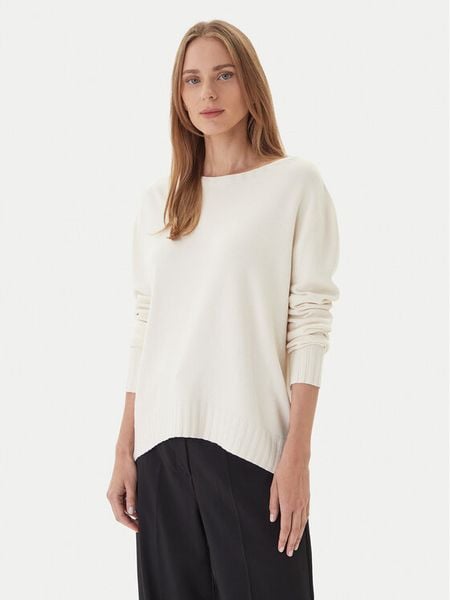 Kontatto Sweter 3M0808C Écru Relaxed Fit. Swetry klasyczne Kontatto, m, z syntetyku, bez kołnierzyka. Za 189,99 zł.