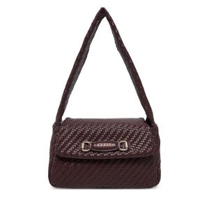 Torebka Guess. Czerwone torebki klasyczne Guess, z aplikacjami, bez dodatków. Za 349,99 zł.