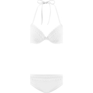 Bikini na fiszbinach (2 części) bonprix biały. Bikini marki bonprix. Za 49,99 zł.