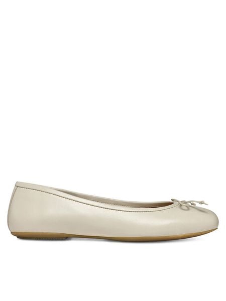 Geox Baleriny D Palmaria D25MUB 000TU C1122 Beżowy. Brązowe balerinki Geox, bez wzorów, ze skóry, bez obcasa, bez zapięcia. Za 209,99 zł.