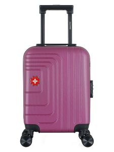 SWISS KOPPER Walizka "Ruti" w kolorze fioletowym - 32 x 42 x 20 cm rozmiar: onesize. Różowe walizki SWISS KOPPER, bez wzorów, z materiału. Za 108,99 zł.