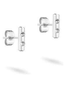 Tamaris Kolczyki-wkrętki ze szkłem rozmiar: onesize. Szare kolczyki Tamaris, szklane. Za 104,89 zł.