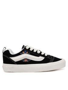 Vans Tenisówki Knu Skool VN000D75F2B1 Czarny. Czarne trampki Vans, bez wzorów, ze skóry, bez zapięcia. Za 259,99 zł.