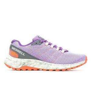 Buty trekkingowe damskie Merrell Fly Strike. Fioletowe buty trekkingowe Merrell, z materiału, bez zapięcia. Za 626,00 zł.