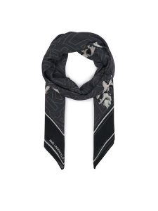 KARL LAGERFELD Chusta B4W33047 Czarny. Czarne apaszki i chusty KARL LAGERFELD, bez wzorów, z wiskozy. Za 429,99 zł.