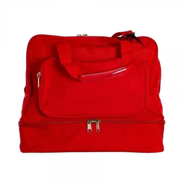 Torba sportowa Softee Equipo. Czerwone torby podróżne i sportowe SOFTEE, bez wzorów, z materiału, na ramię. Za 165,99 zł.