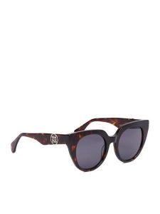 Nine West Okulary przeciwsłoneczne CEO-NW55247S Brązowy ciemny. Brązowe okulary przeciwsłoneczne Nine West. Za 179,99 zł.