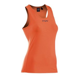 Tank top rowerowy damski Northwave Essence Tank. Brązowe topy Northwave, bez wzorów, sportowe, bez kołnierzyka, bez ramiączek. Za 130,00 zł.
