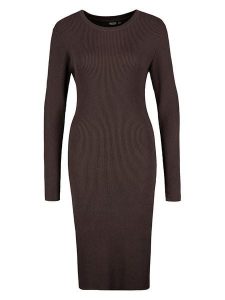 Eight2Nine Sukienka w kolorze brązowym rozmiar: S. Brązowe sukienki Eight2Nine, s, bez wzorów, prążkowane, bez kołnierzyka, bez ramiączek, midi. Za 113,99 zł.