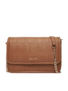 Liu Jo Torebka Esc Crossbody AF5158 E0538 Brązowy. Brązowe torebki klasyczne Liu Jo, bez wzorów, z materiału, bez dodatków. Za 669,99 zł.