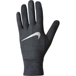 Rękawiczki do biegania damskie Nike Dri-Fit Fleece. Czarne rękawiczki Nike, bez wzorów. Za 194,00 zł.